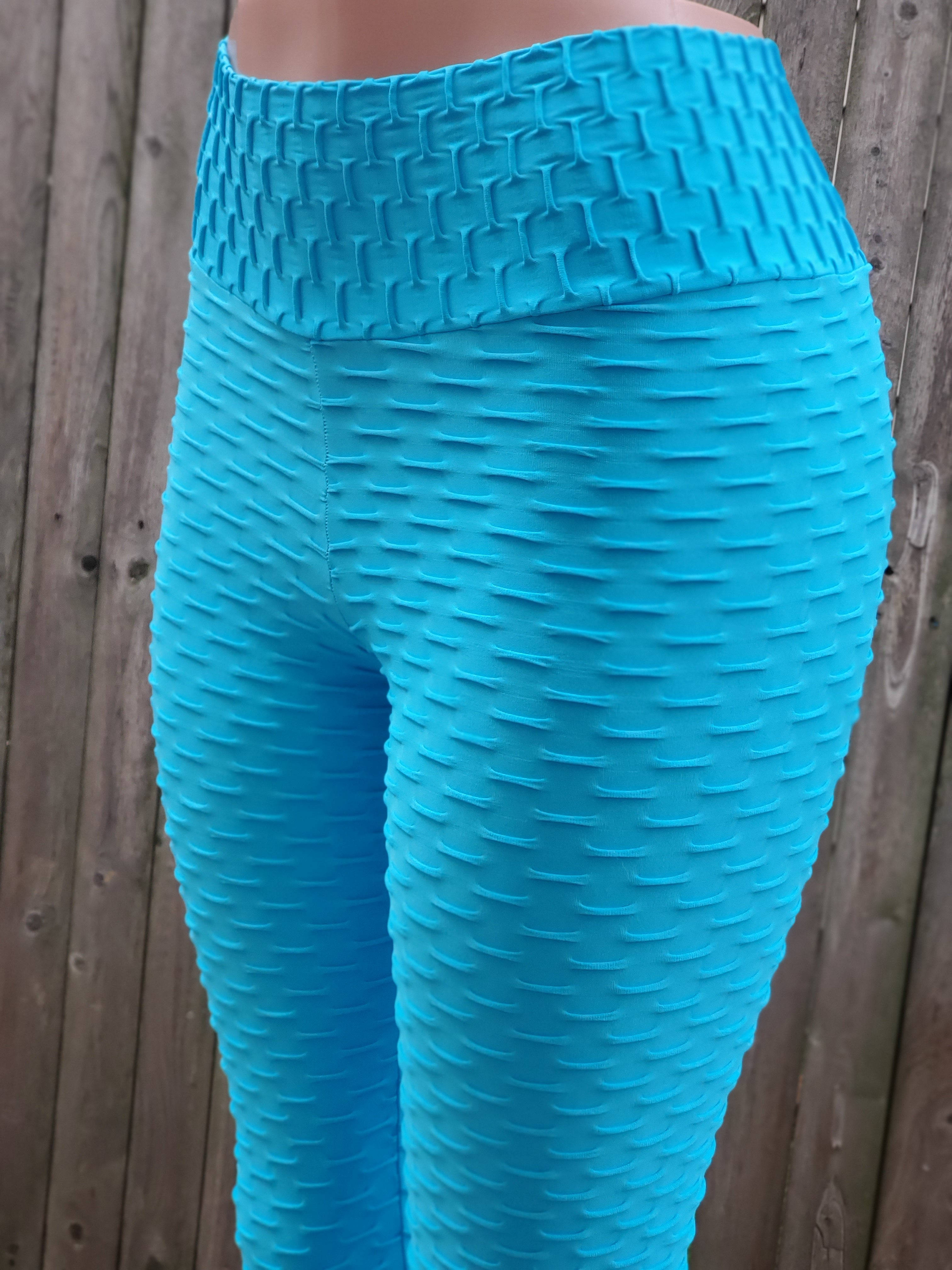 BUBBLE ARCTIC BLUE - NYLeggings.com