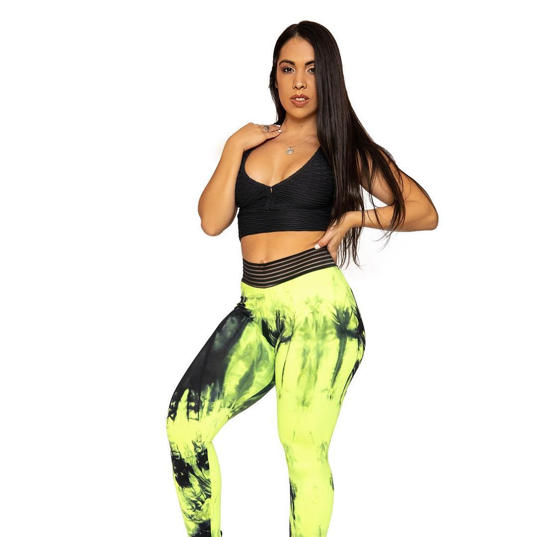 COLUBER NEO YELLOW (Light supplex) - NYLeggings.com