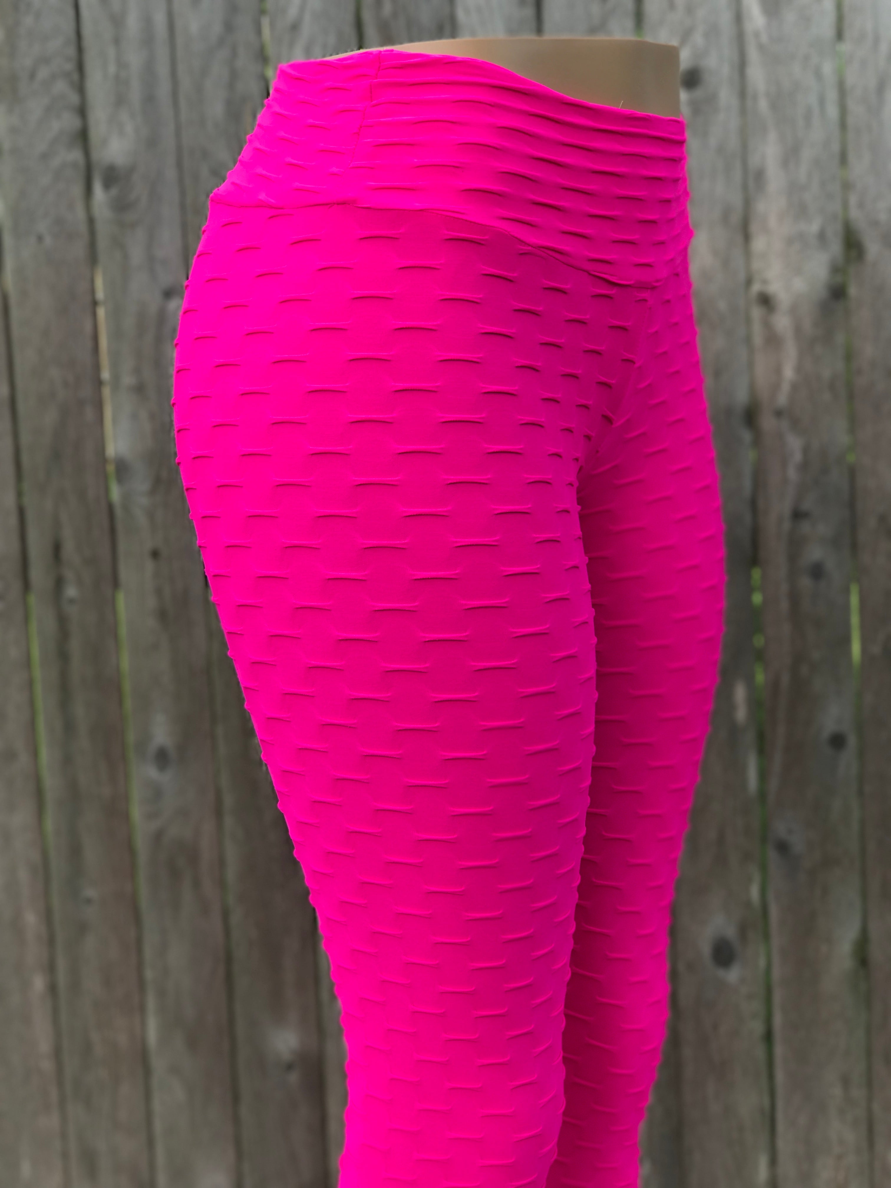 BUBBLE NEO PINK - NYLeggings.com
