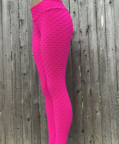 JSGEK Sales Women's High Waist Yoga Pants with Pockets Hip Lift  Quick-drying Running Tummy Control Pants Workout Leggings Pink S -  Walmart.com